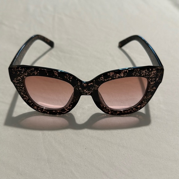 Splatter texture frame sunglasses - Picture 1 of 3